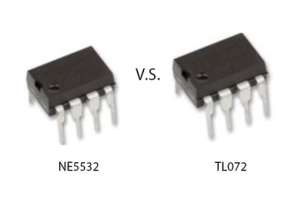 NE5532 dan TL072: Apa yang membezakan op-amp ini?