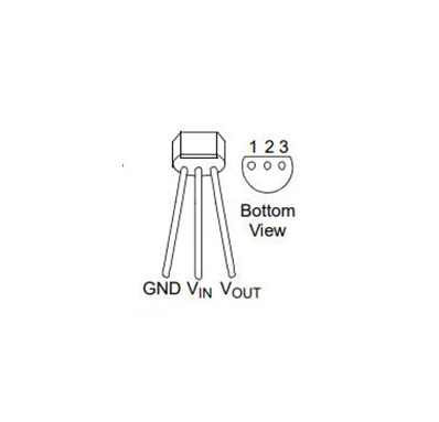 MCP1702 Regulator Pinout