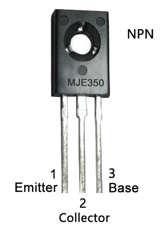  MJE350 Pin Configuration