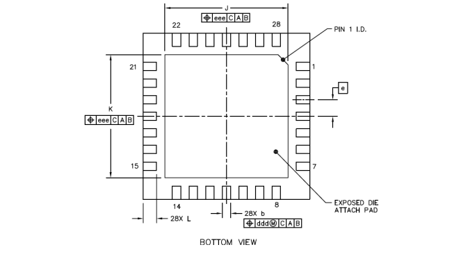 Dimension Bottom view