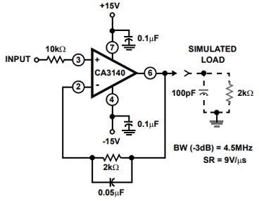 A Test Circuit from the CA3140