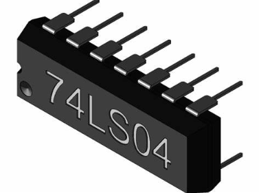 74LS04 3D Model